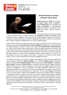 Nicola Piovani in concerto al Nuovo Teatro Verdi