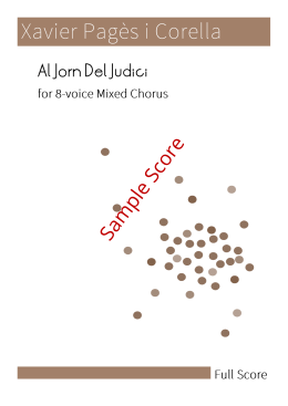 Al Jorn Del Judici - Influx Sheet Music