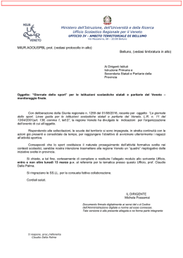 Prot. 863 07/03/2017 - Ambito Territoriale di Belluno