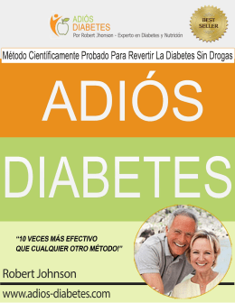 Robert Johnson Adiós Diabetes Libro PDF Completo Descargar