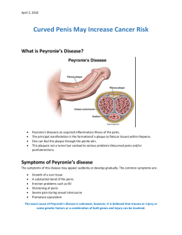 Curved penis may increase cancer risk