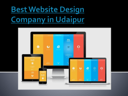 Best website design company in Udaipur