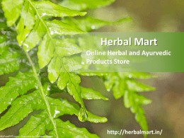 Herbal Mart - India's Leading Online Herbal & Ayurvedic Products Store